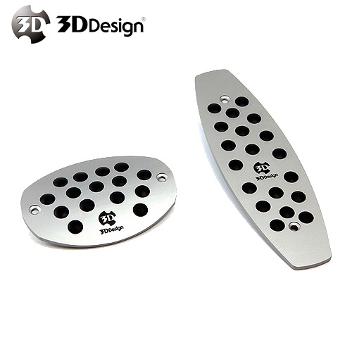 MINI ミニ ロードスター R59 クーパー クーパーS ジョンクーパーワークス アルミペダルセット 右ハンドル/AT車 6102-07110 3Dデザイン