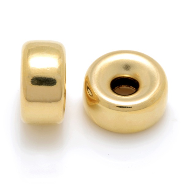 8.0mm ロンデルビーズ 14KGF ゴールドフィルド GFRN-80 アクセサリー