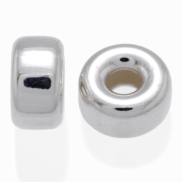 8.3×4.5mmロンデルビーズ SV925 USRN-83 アクセサリーパーツの通販