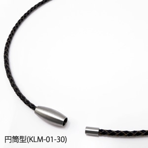 4つ編レザーコードネックレス3.0mm ブラック LS4-30BK アクセサリー