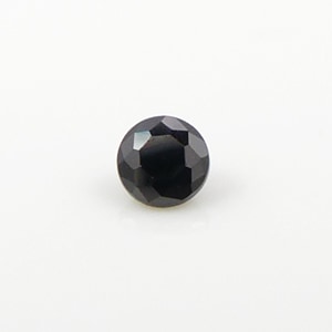 キュービックジルコニア ルース ラウンド2mm ブラック CZRD-20BL 10個 