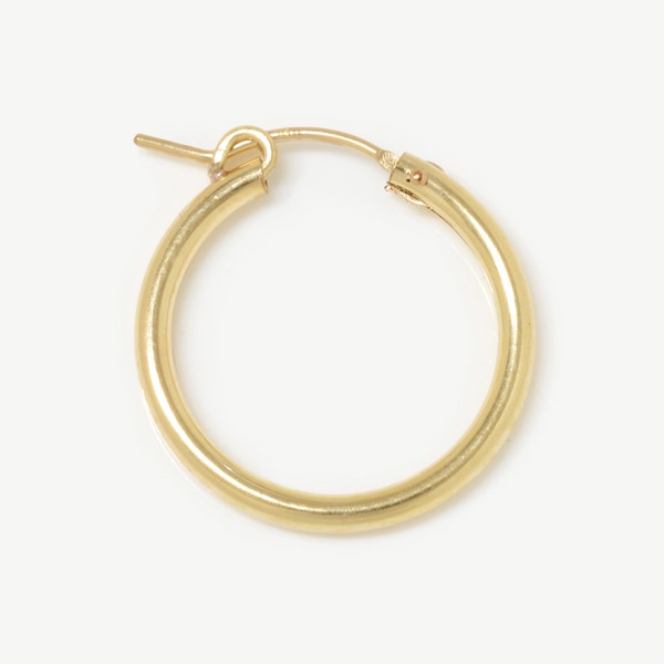 ゴールド フープピアス G型フープピアスφ2.0×22.0mm 14KGF ゴールドフィルド GFHOP-0222