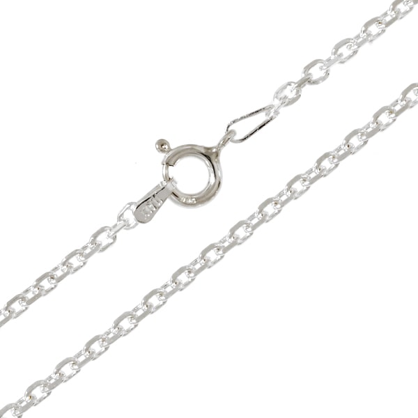 アズキチェーン4面カット2.1mm AZ-60 SV925 アクセサリーパーツの通販