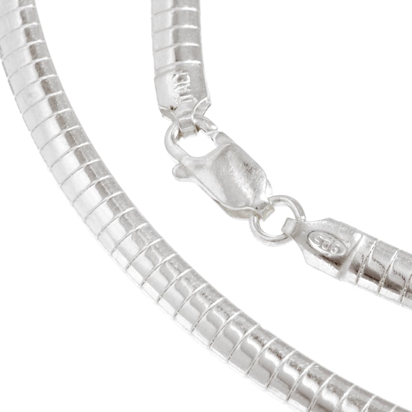 オメガチェーン 平タイプ幅4.2mm 350-004 SV925 アクセサリー