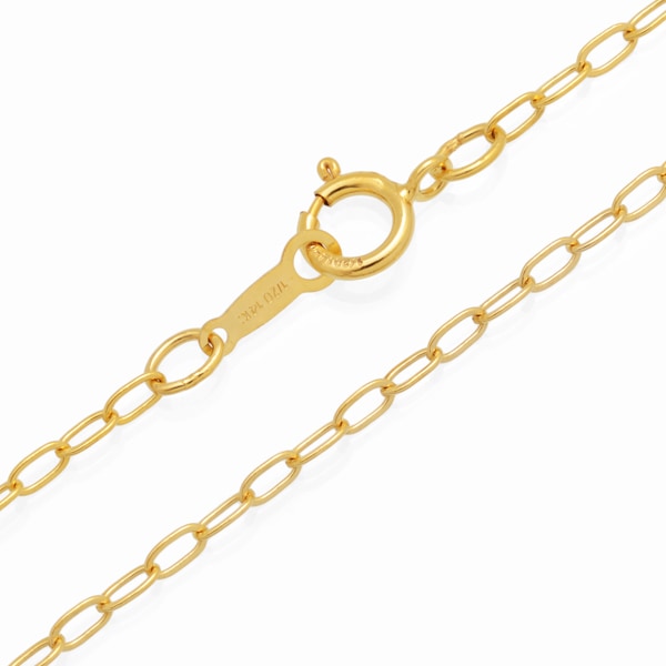 平ロングアズキチェーン1.7mm 14KGF ゴールドフィルド GFAZL-40