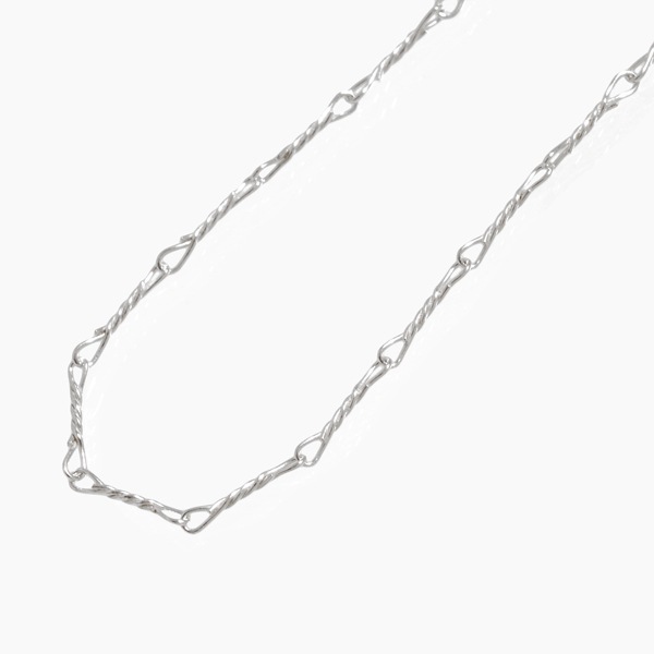 変形ツイストチェーン1.3mm YO-30-40 SV925 アクセサリーパーツの通販