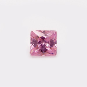 キュービックジルコニア ルース スクエア3×3mm ピンク CZSQ-30PI 10個