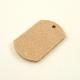 革ドッグタグ【ベージュ】LDT-02ＮＡ　32mm×20mm|革ドッグタグ|革製パーツ