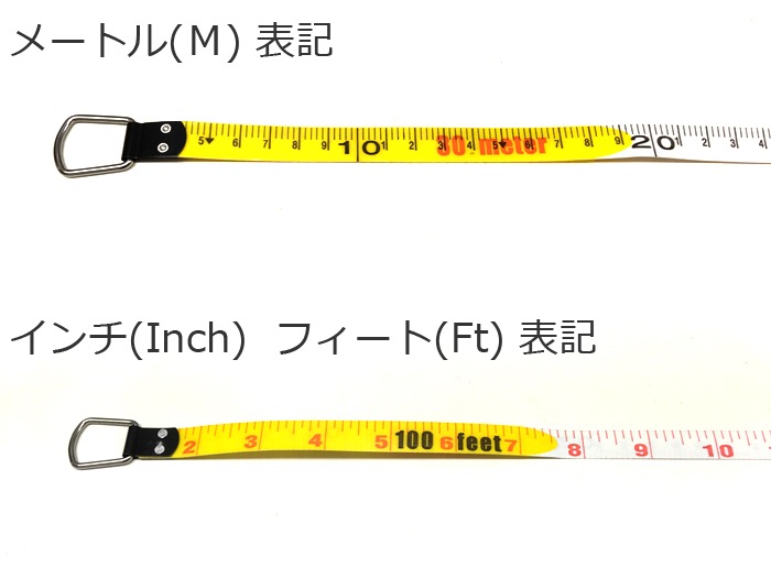 �ե����С����饹���ơ��ץ᥸�㡼 30m 100Ft ¬���Ѵ��� �᡼�ȥ롦�ե����ȡ������ M/Ft./Inch ��¬����