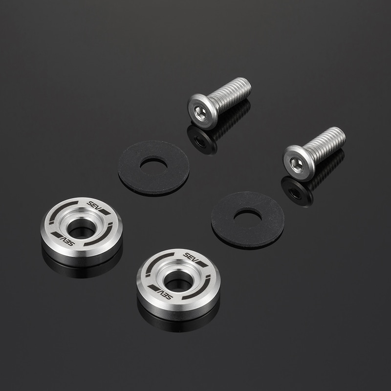 【自動車用】SEVナンバープレートリング【2個セット】