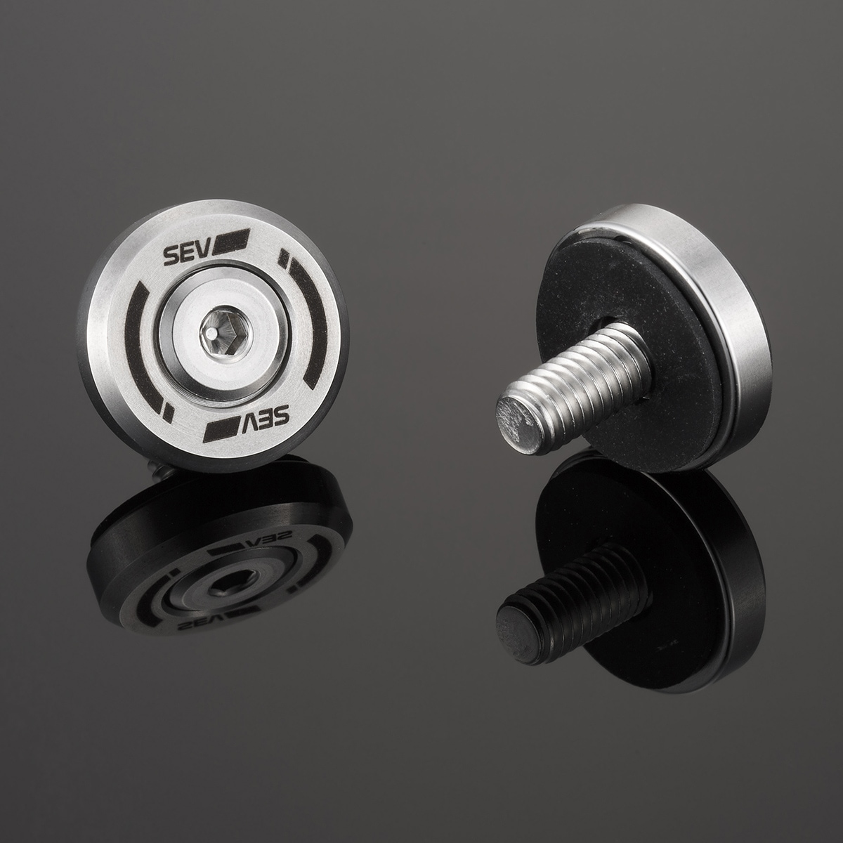 【自動車用】SEVナンバープレートリング【2個セット】