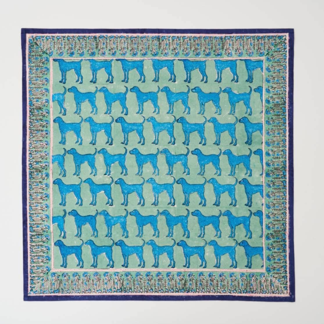 インドの手仕事「ブロックプリントのマルチバンダナ」