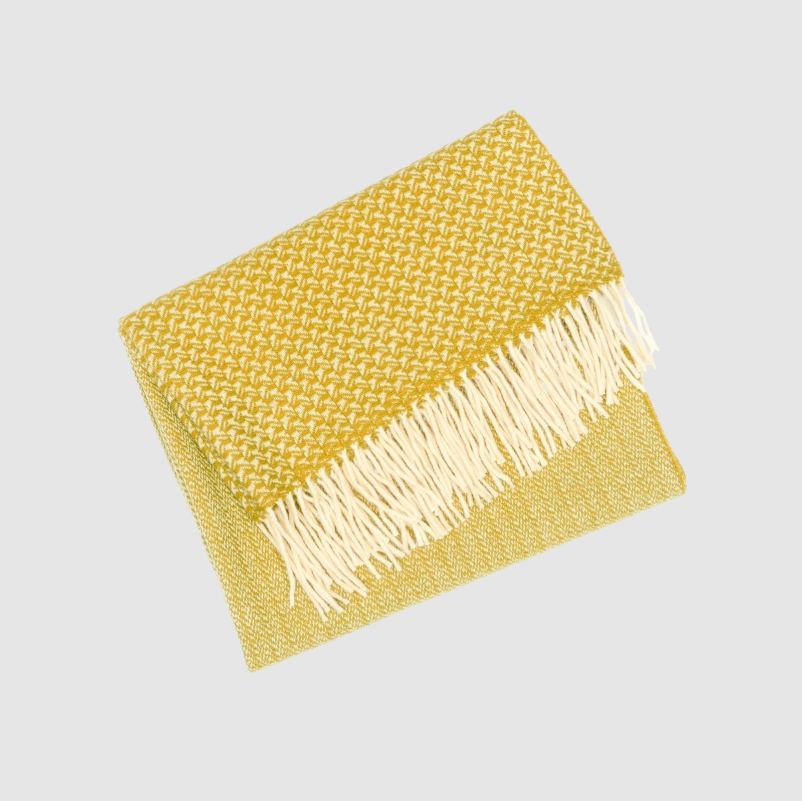 シ・コラサォン ｜ ウールショール　イエロー（スワロウ）