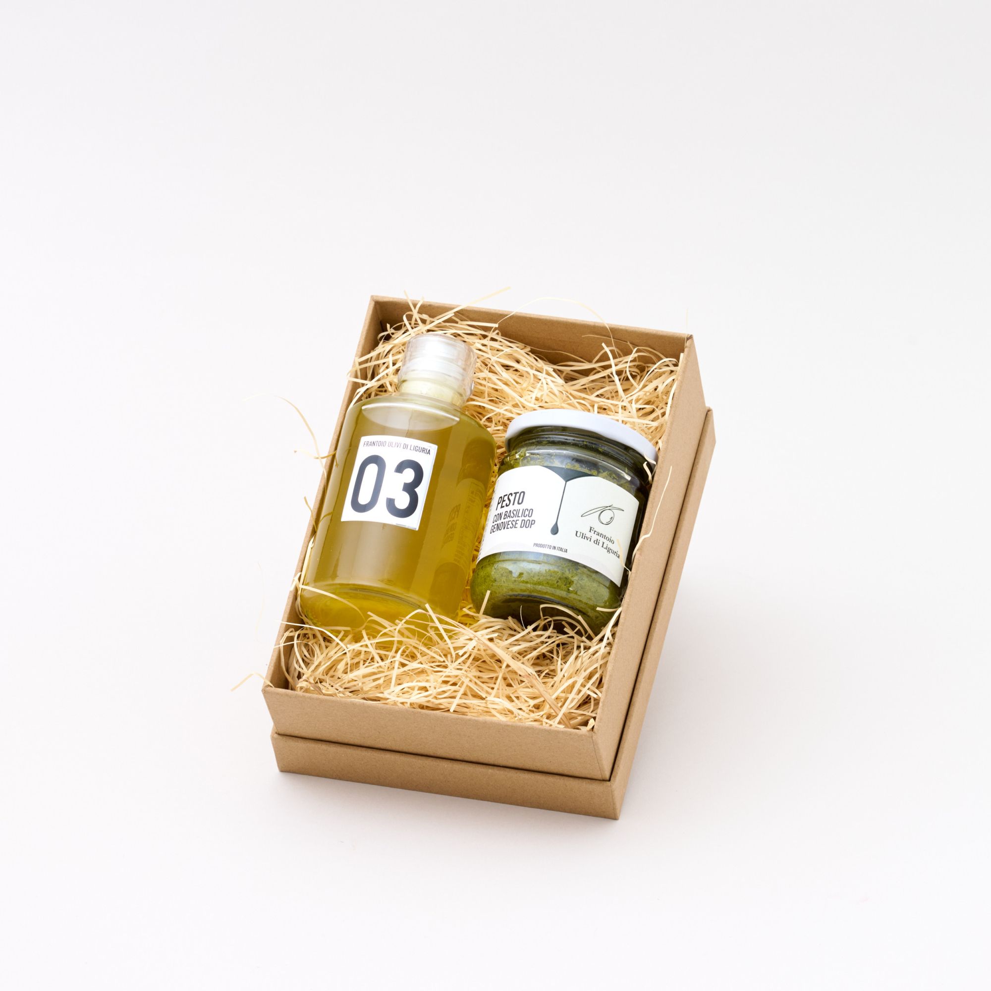 リグーリアの食卓ギフト || オリーブオイル「03」×ペストジェノヴェーゼ１つ