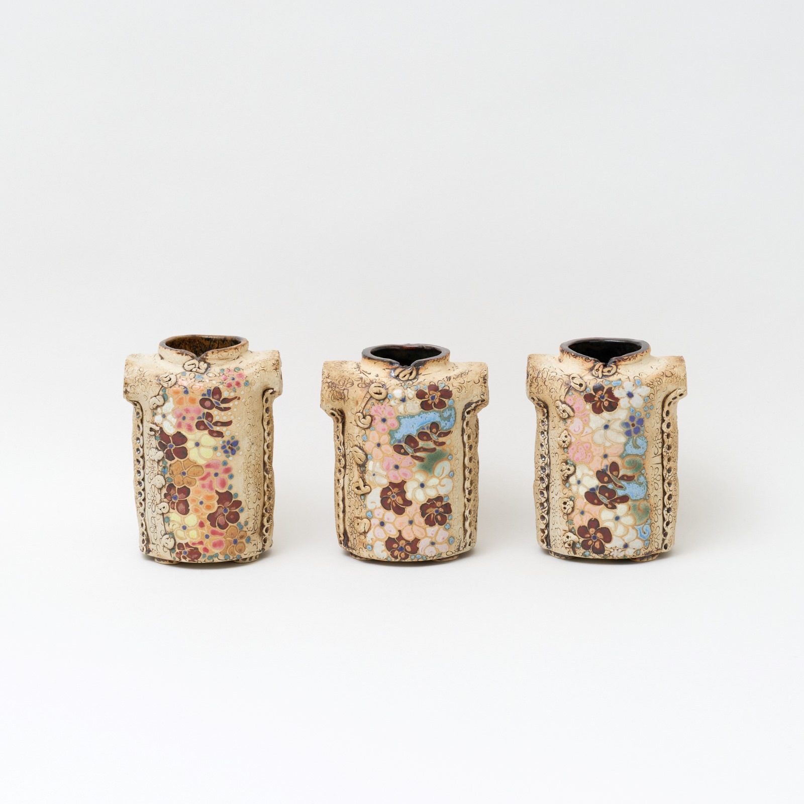 ジュアン先生の花入れ　L：ブラウン