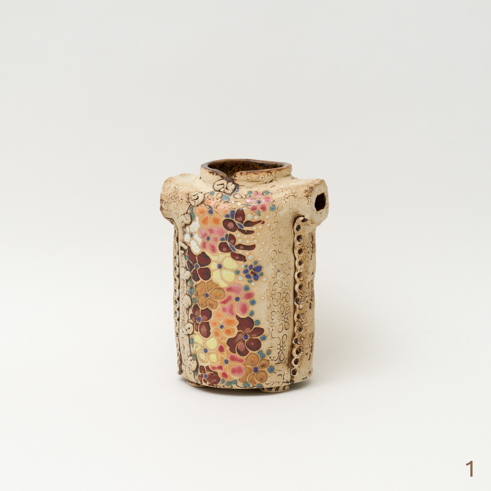 ジュアン先生の花入れ　L：ブラウン