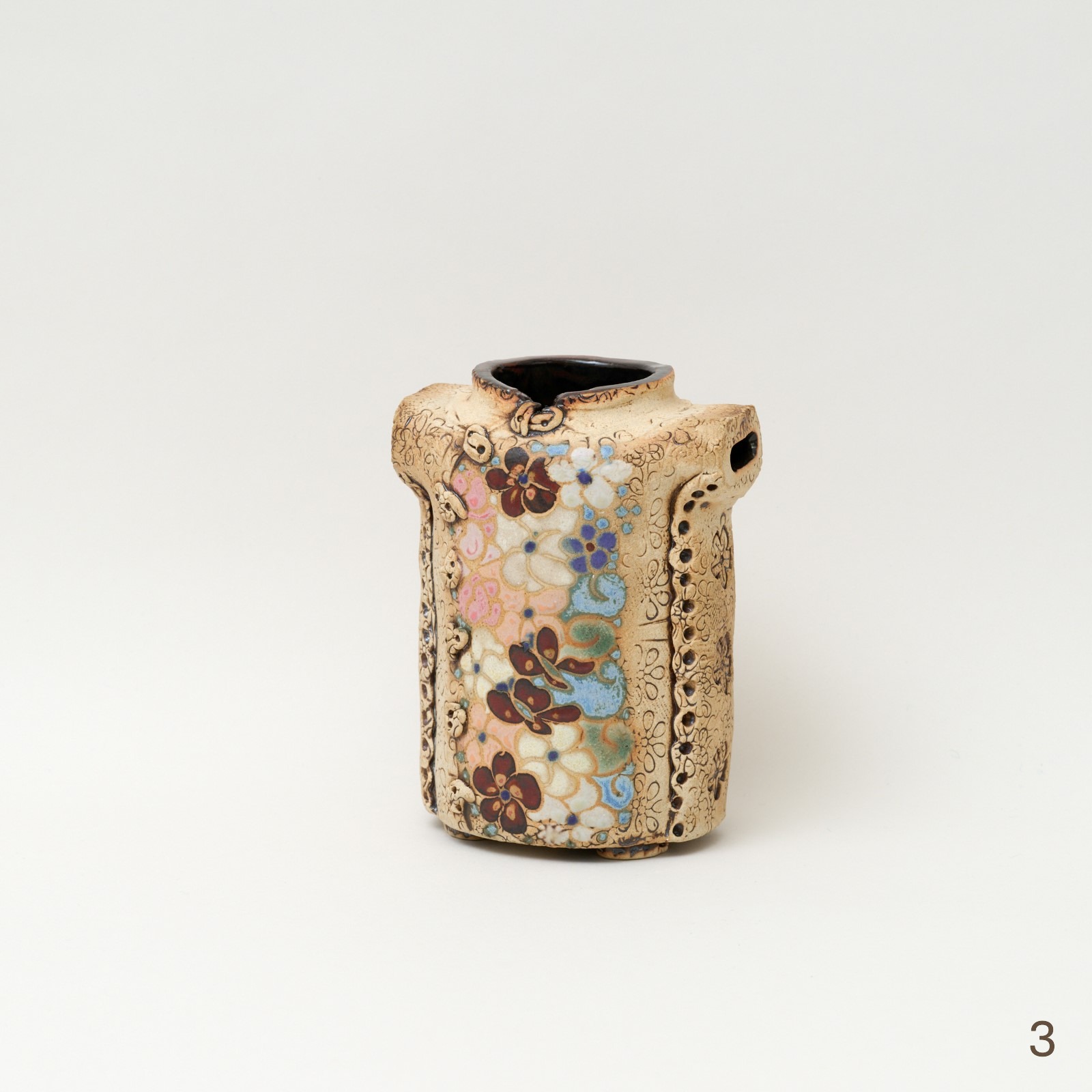 ジュアン先生の花入れ　L：ブラウン