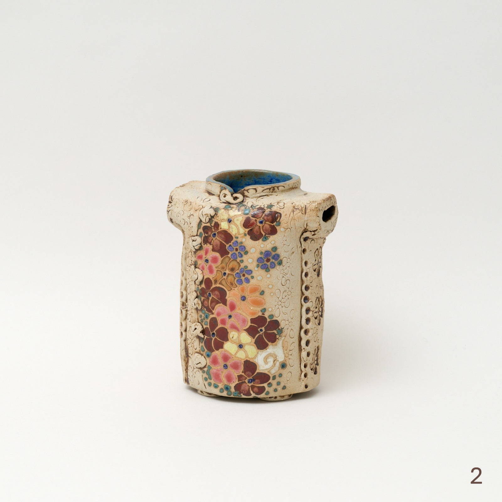 ジュアン先生の花入れ　L：ブルー