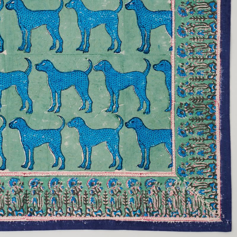 インドの手仕事「ブロックプリントのマルチバンダナ」