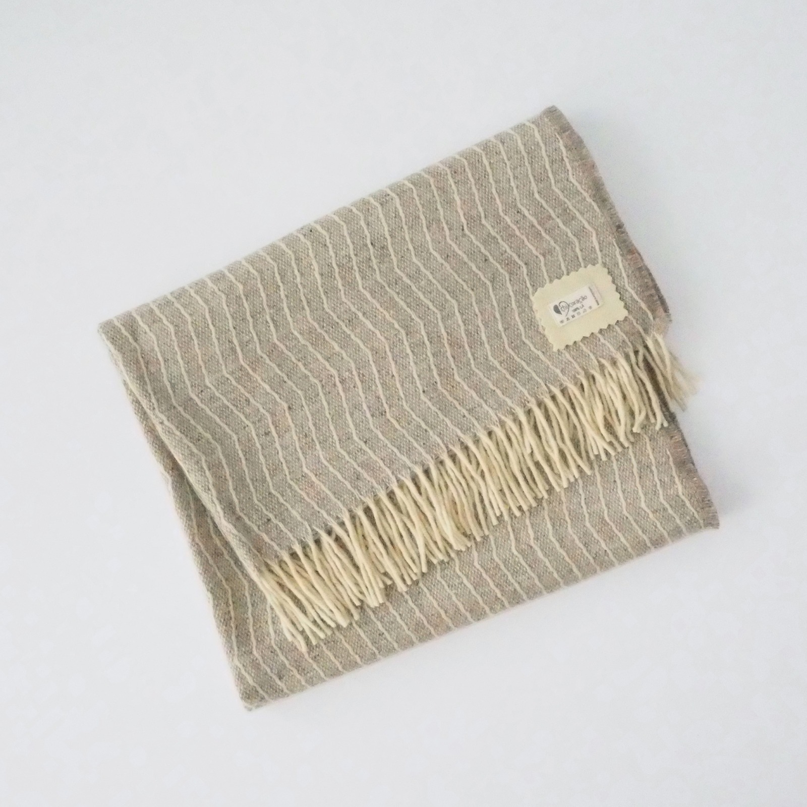 シ・コラサォン | ウールショール ベージュ(ウィンド)