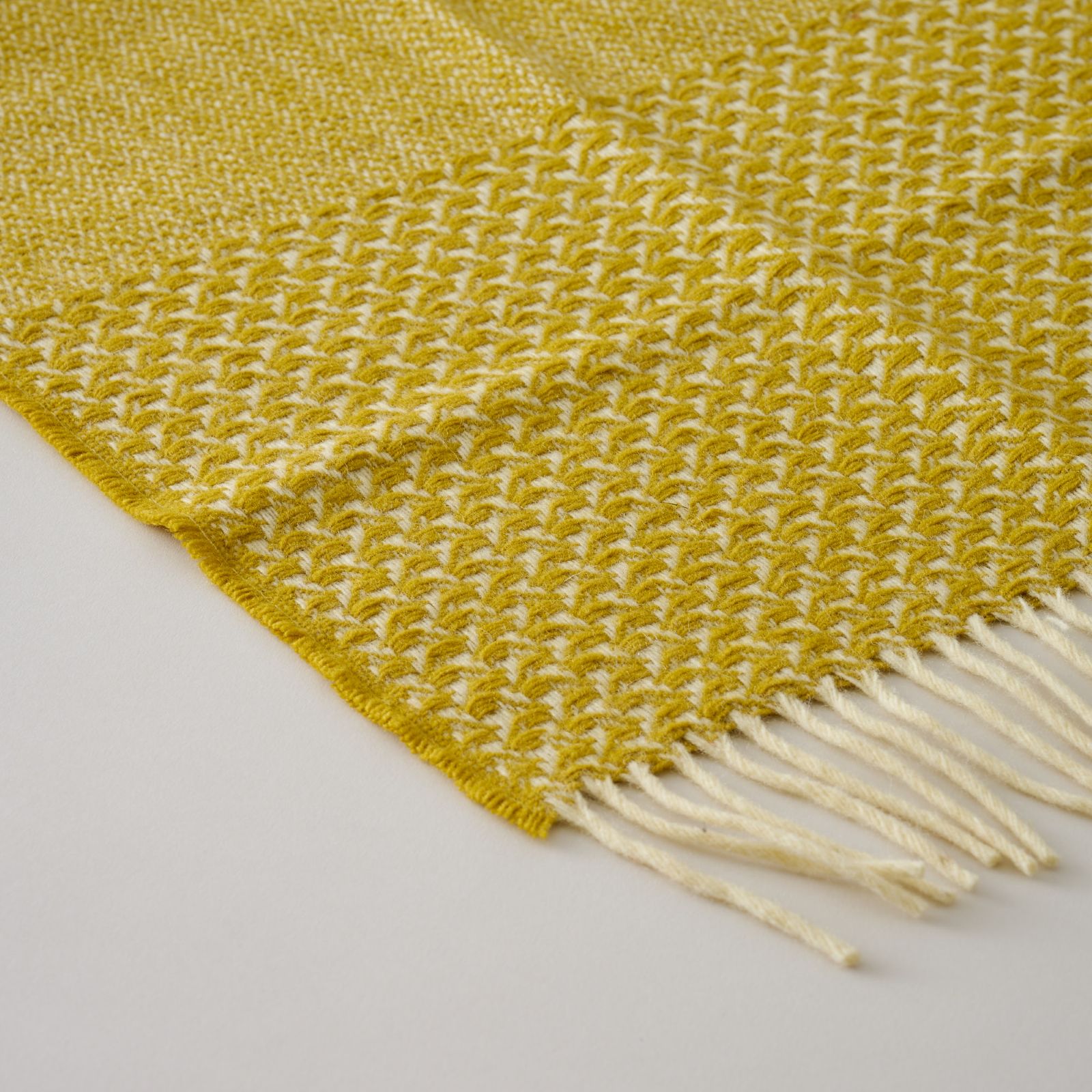 シ・コラサォン ｜ ウールスカーフ　イエロー（スワロウ）