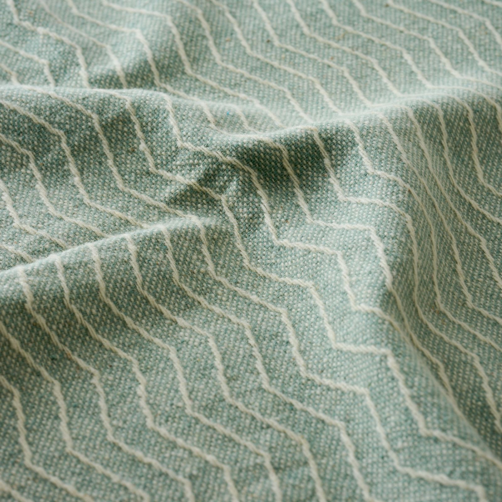 シ・コラサォン | ウールスカーフ ウォーターグリーン(ウィンド)