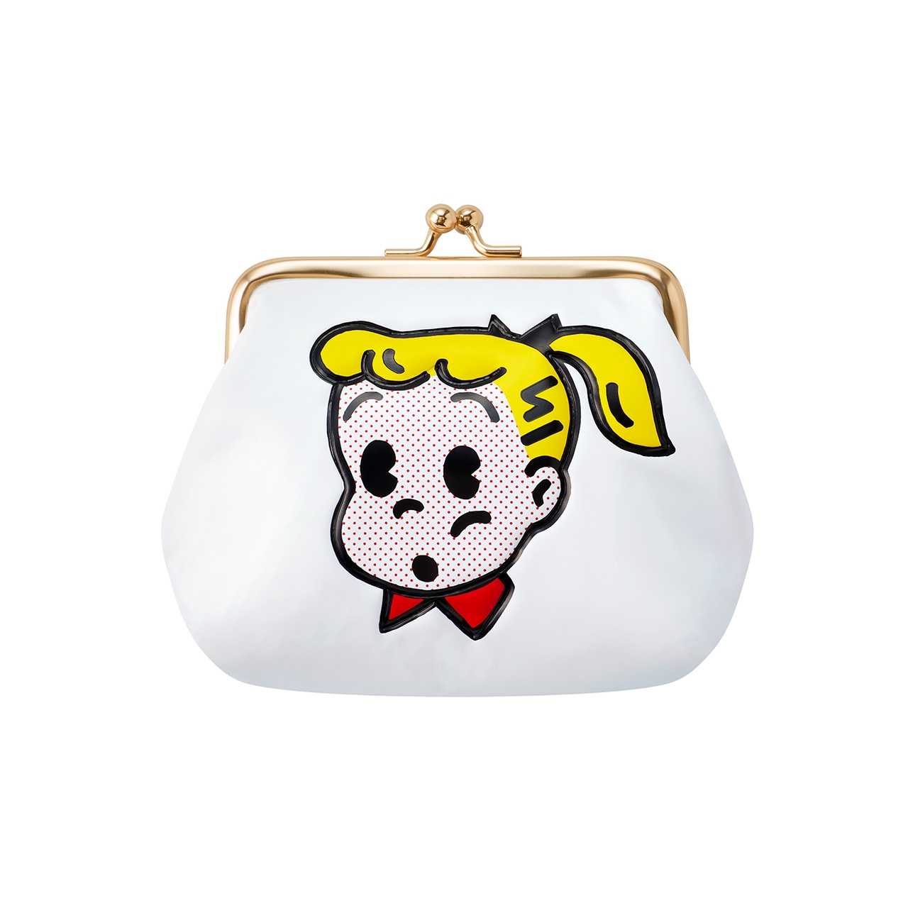 口金ポーチ JILL ホワイト