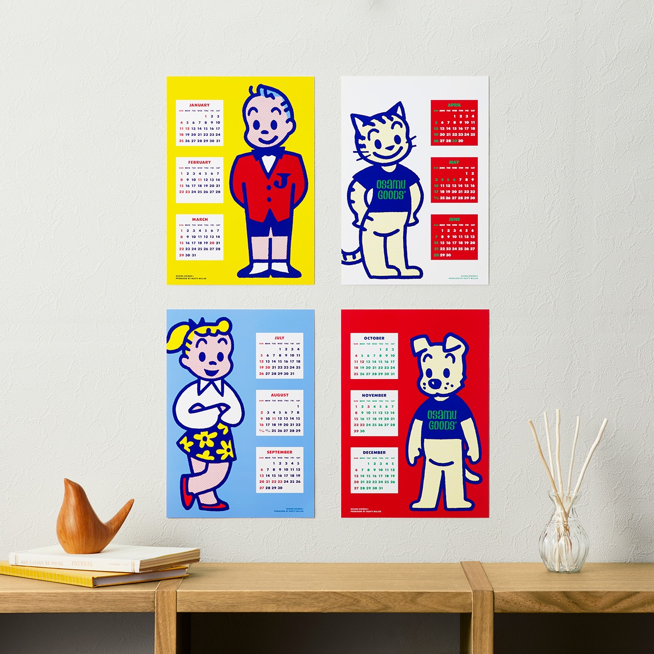 ポスターカレンダー 2026 (B5) | インテリア | ソーダファウンテン