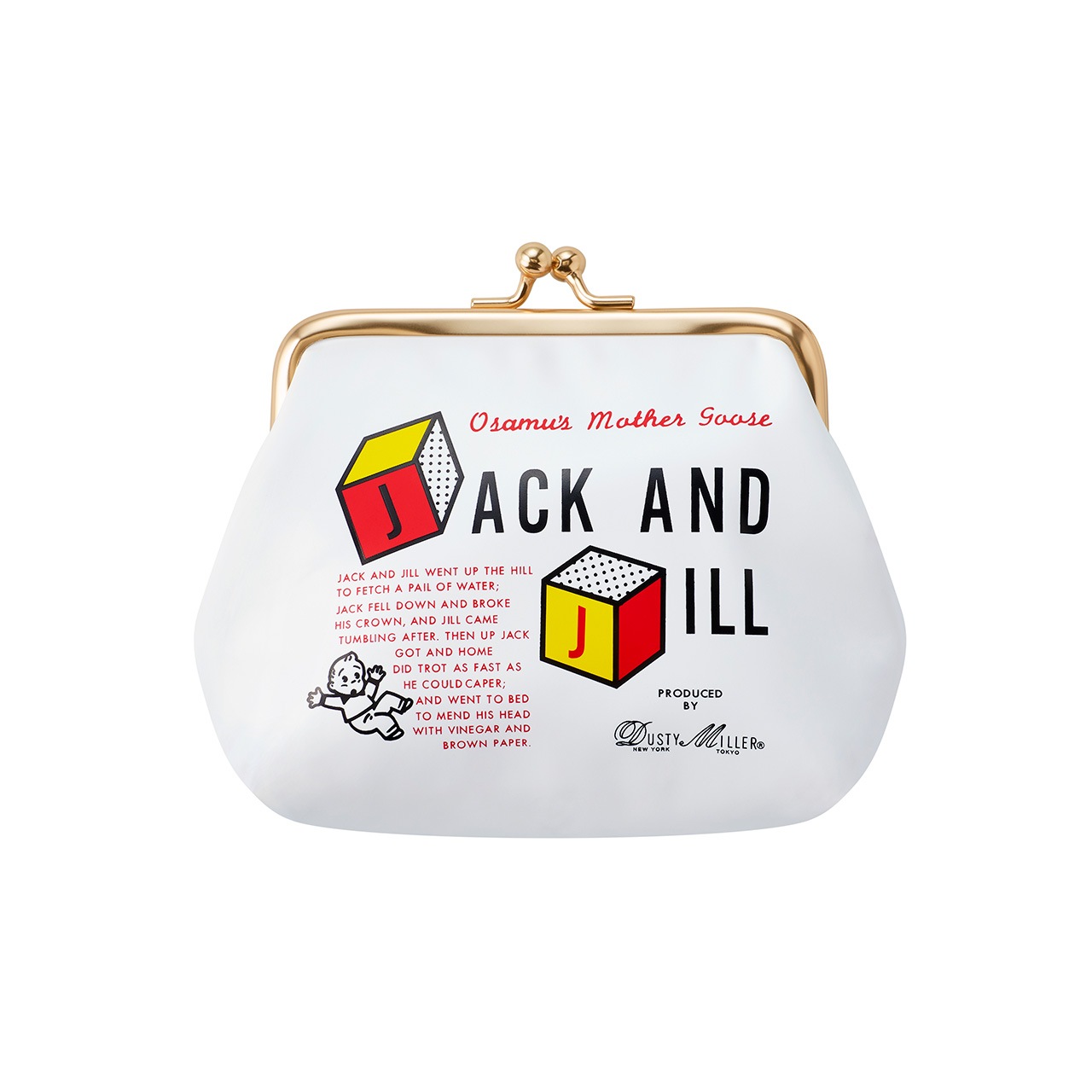 口金ポーチ JILL ホワイト