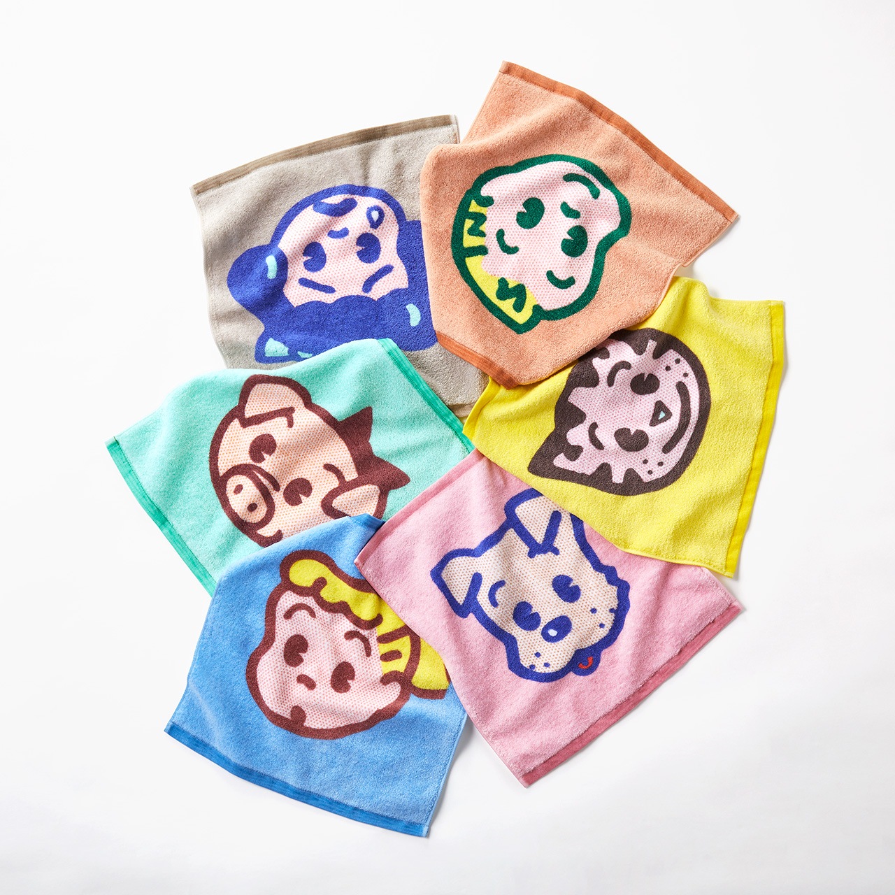 ウォッシュタオル DOG ピンク