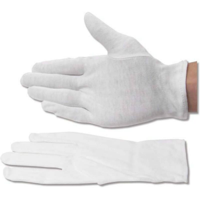 純綿 スムス手袋 マチ無 Ｌ型