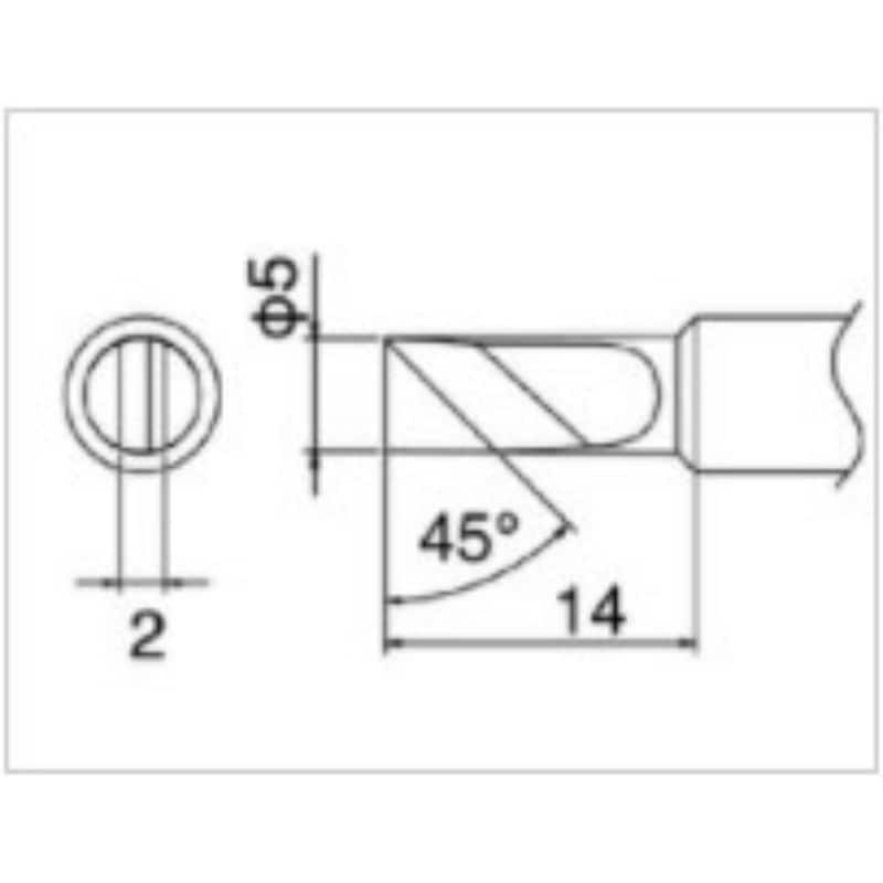HAKKO コテ先 K型 T18-K