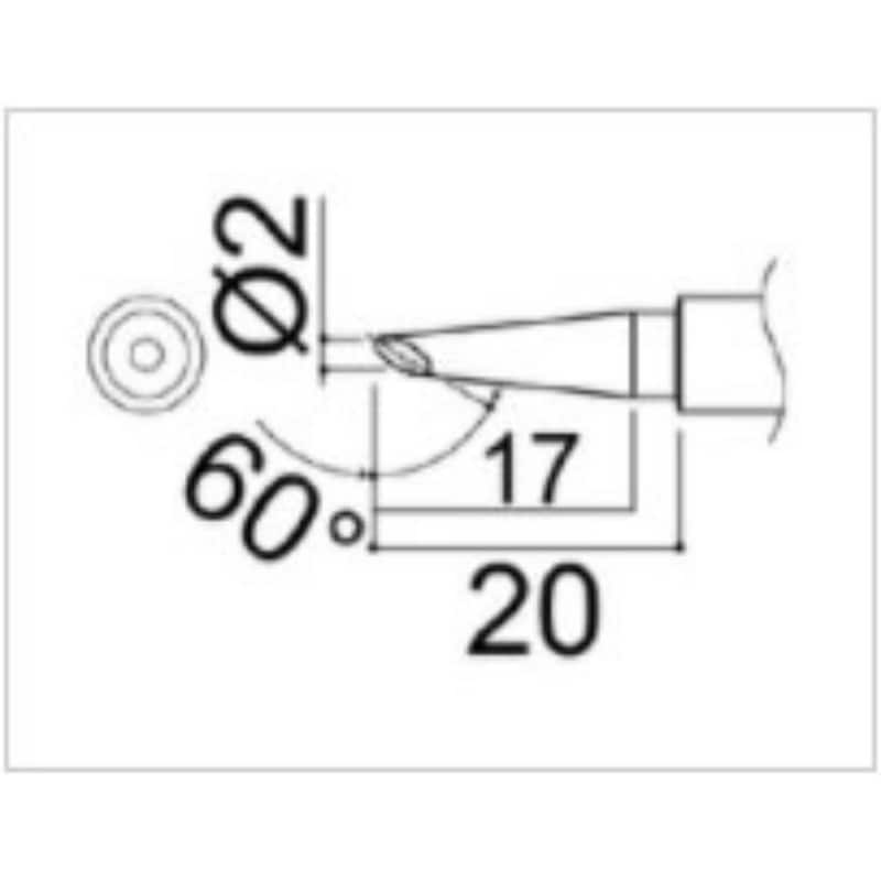 HAKKO コテ先 B型 980-T-B
