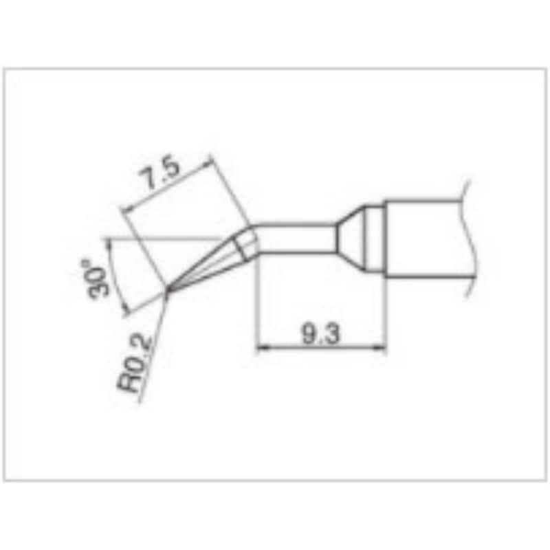 HAKKO コテ先 0.2JL型 T12-JL02