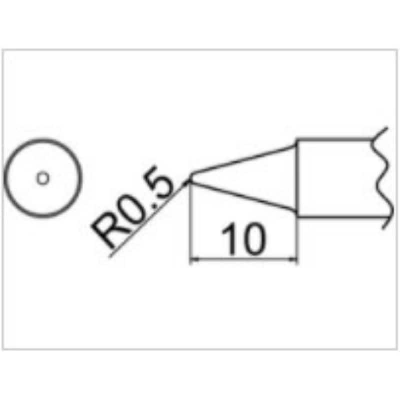 HAKKO コテ先 0.5B型 T20-B2