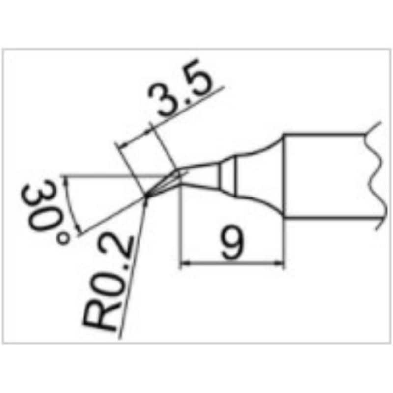 HAKKO コテ先 0.2RSB型 T20-J02