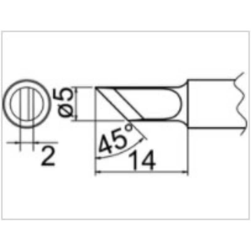 HAKKO コテ先 K型 T20-K