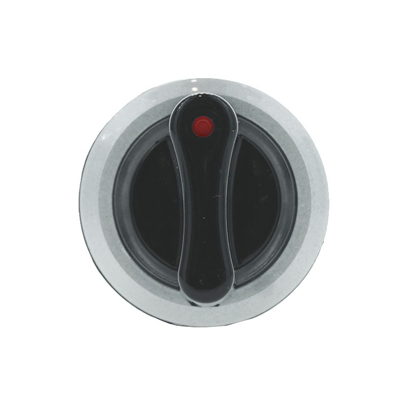 プラスチックスイッチ LED付 3ポジション 22mm リターンタイプ 2回路 C接点(レッド)