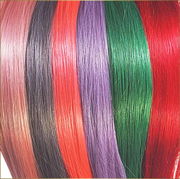 高級人毛100％ ヘアエクステンション 100g 67cm ベーシック