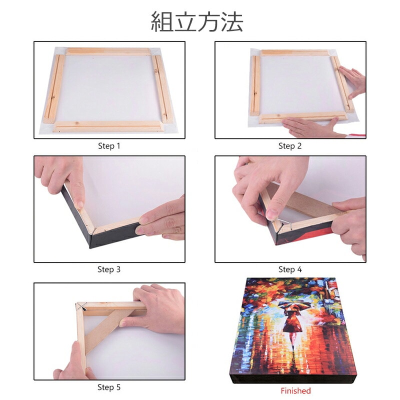 キャンバス用 木枠 60cm×80cm フォトフレーム】油絵 絵画