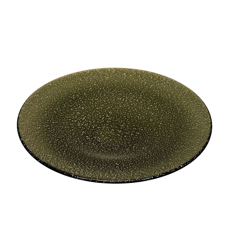 琥輪：丸形プレート (28cm) 雲母入り