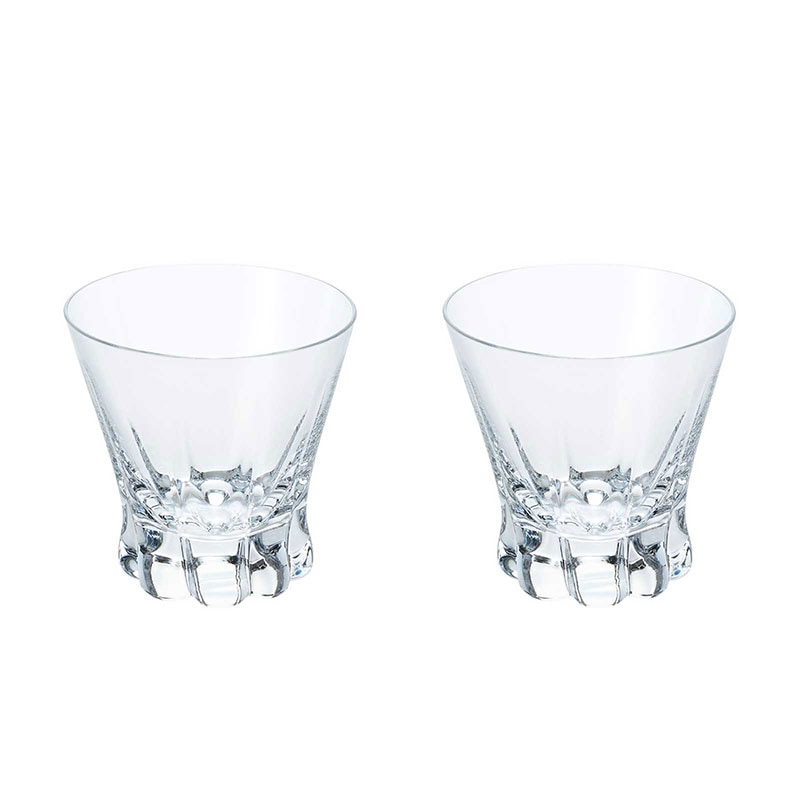 やえ：ロックグラス ペア 桐箱入り GIFT