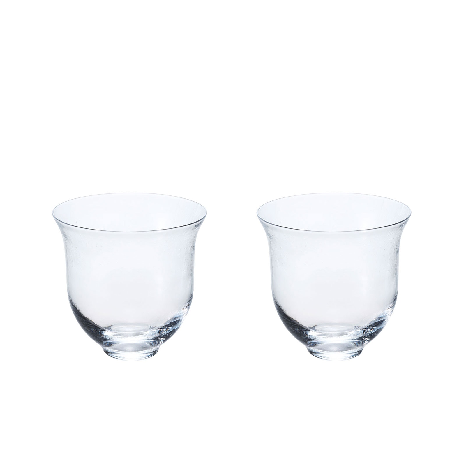 茶楽:お茶グラス (M) ペア 桐箱入り GIFT