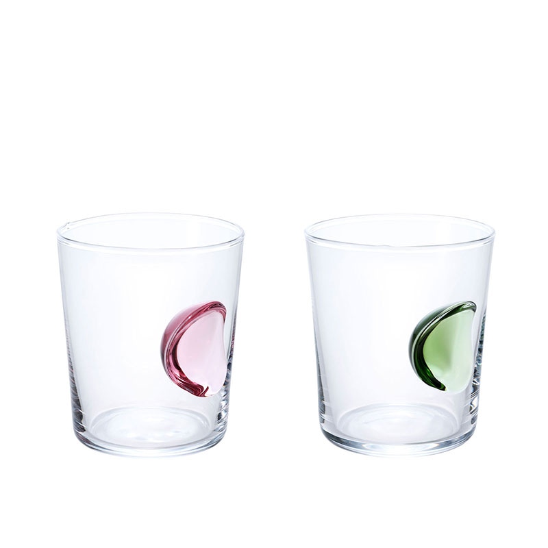 えくぼコップ：グラス (M) ペア GIFT