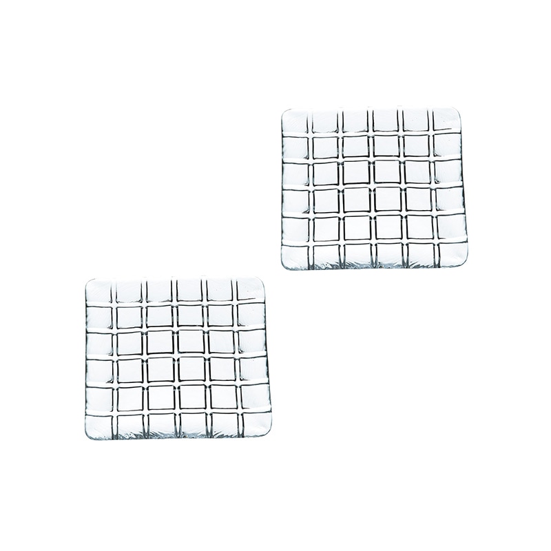 ダミエ：角形プレート (15cm) 2枚セット GIFT