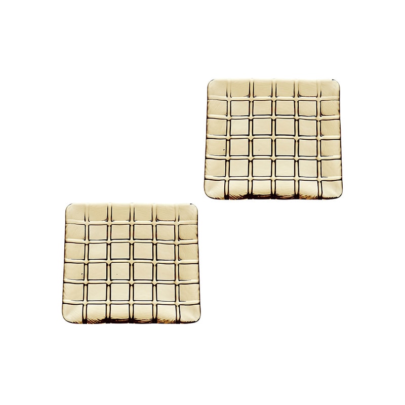 ダミエ：角形プレート (15cm) 2枚セット GIFT