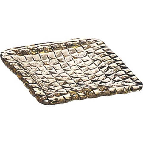 グリッドプレート：角形深皿 (14cm)