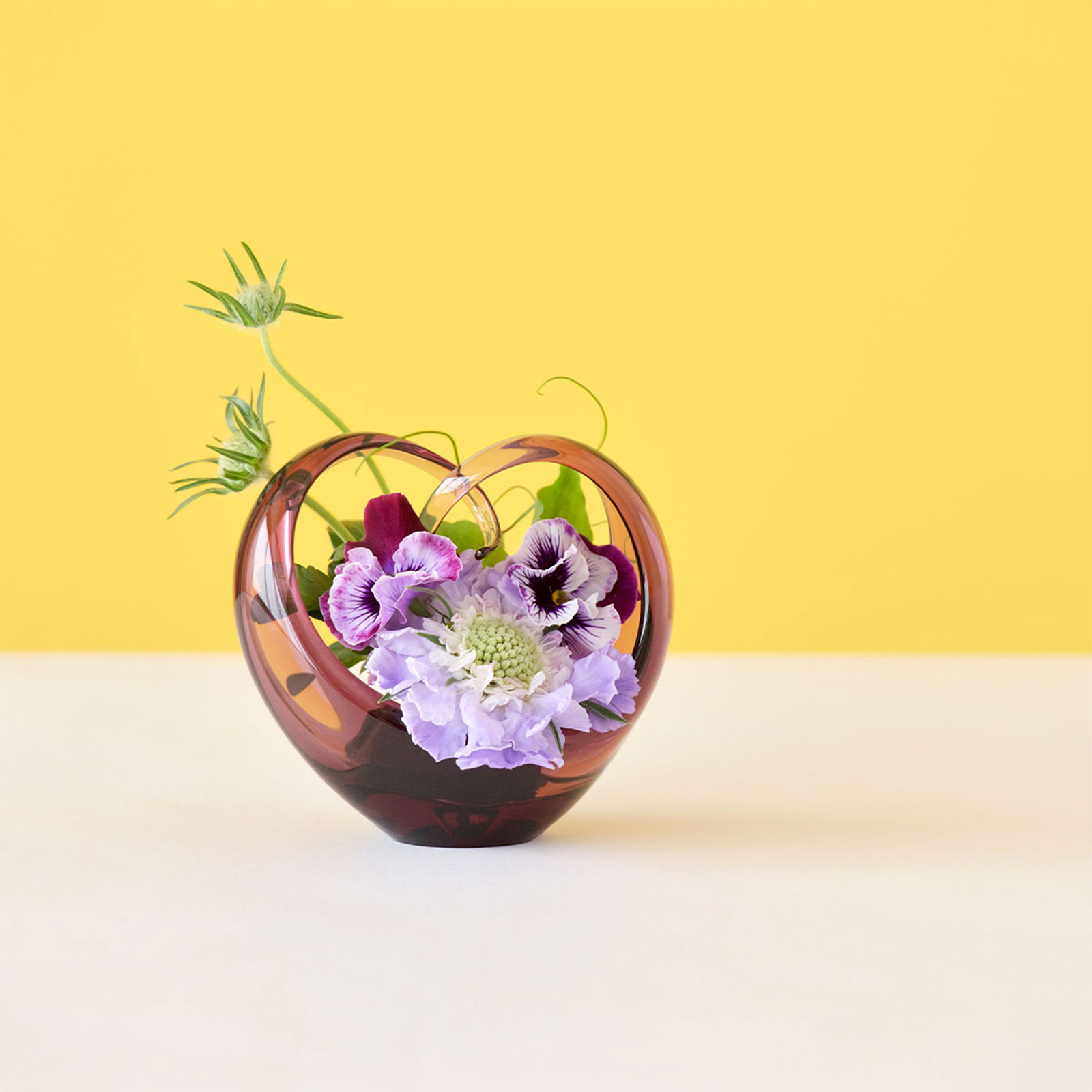 ハートクルヴァ：フラワーベース GIFT | ガラス製品 | Sghr