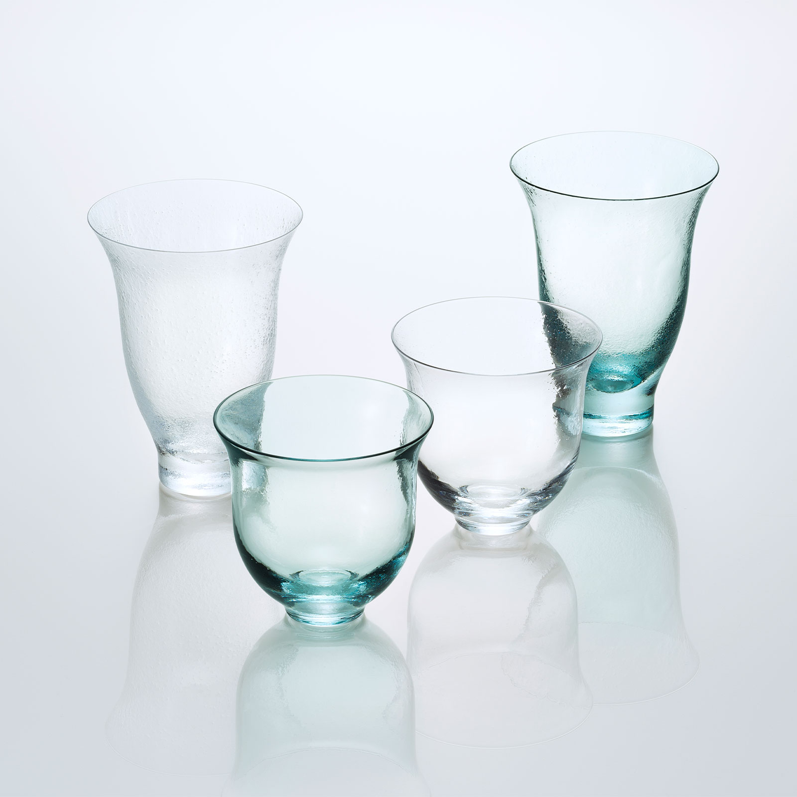茶楽：お茶グラス (L) 桐箱入り GIFT
