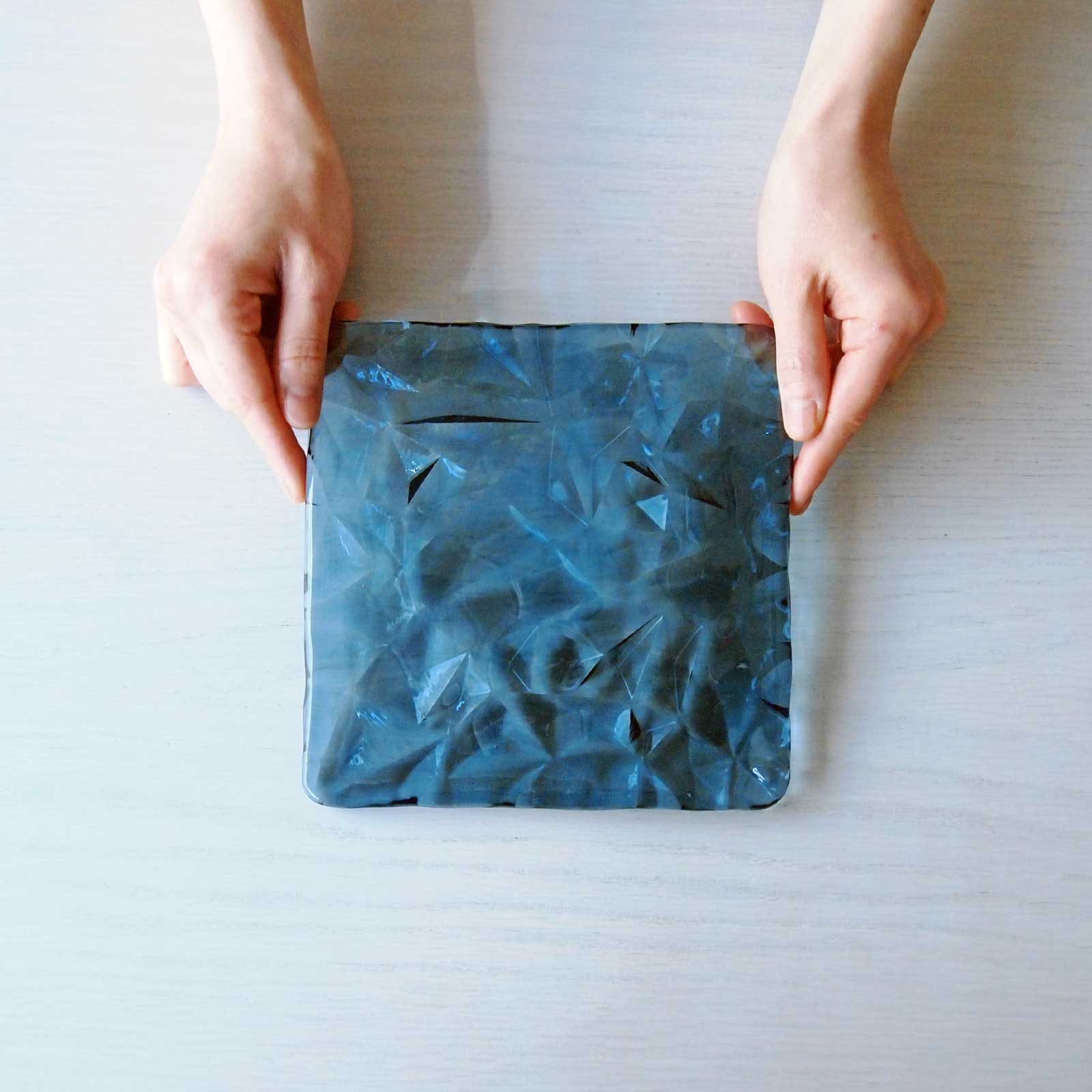 リンピッド：角形プレート (18cm) | 平皿 | Sghr